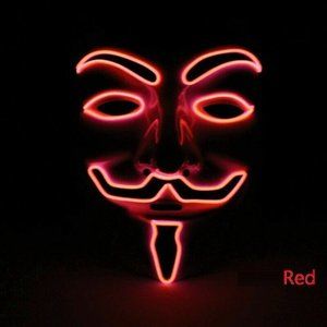 Clubbing Rave Party Light Up Scary LED Mask Costume Cosplay